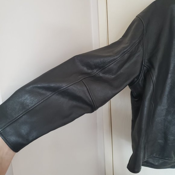 Men's Boutique of Leathers Black Leather Jacket - Picture 8 of 11